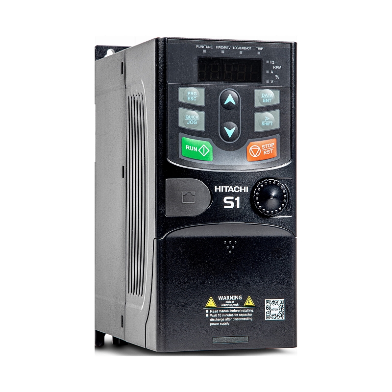 HITACHI S1, měnič frekvence 2.2 kW, typ S1-00130SFE, napájení 1 fáze