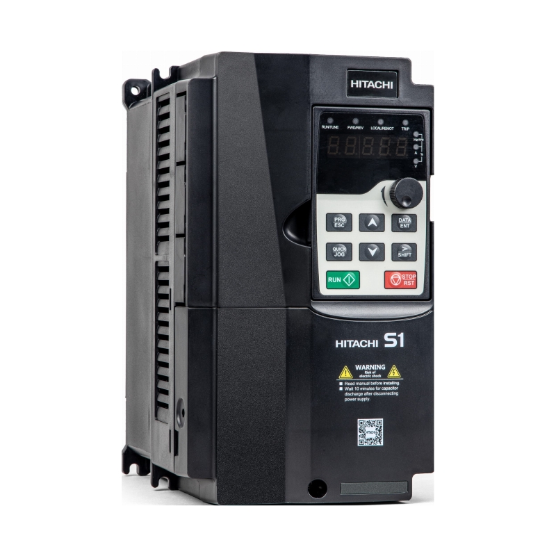 HITACHI S1, měnič frekvence 7.5 kW, typ S1-00230HFEF, napájení 3 fáze