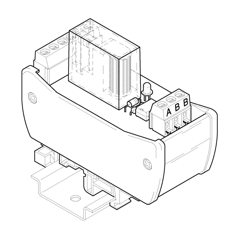 RF1-24-32, cívka relé 24V~, 2P, 250V~ / 5A