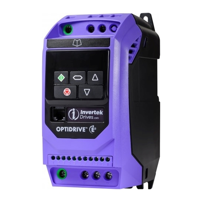měnič frekvence 0.75kW, INVERTEK typ ODE-3-120043-1F12, IP20, napájení 1 fáze