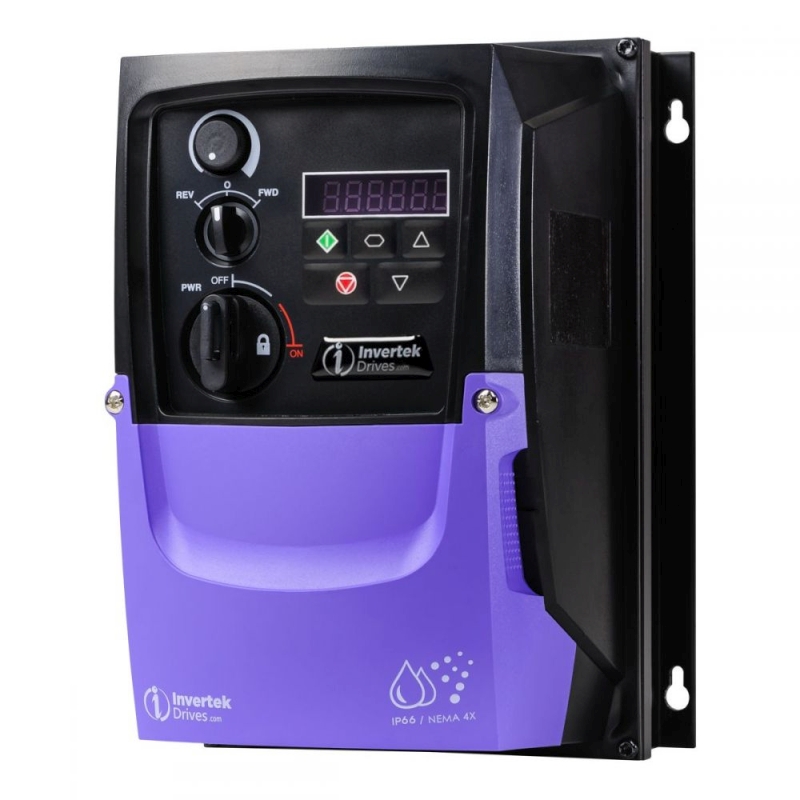 měnič frekvence 1.5kW, INVERTEK typ ODE-3-120070-1F1Y, Switched, napájení 1 fáze