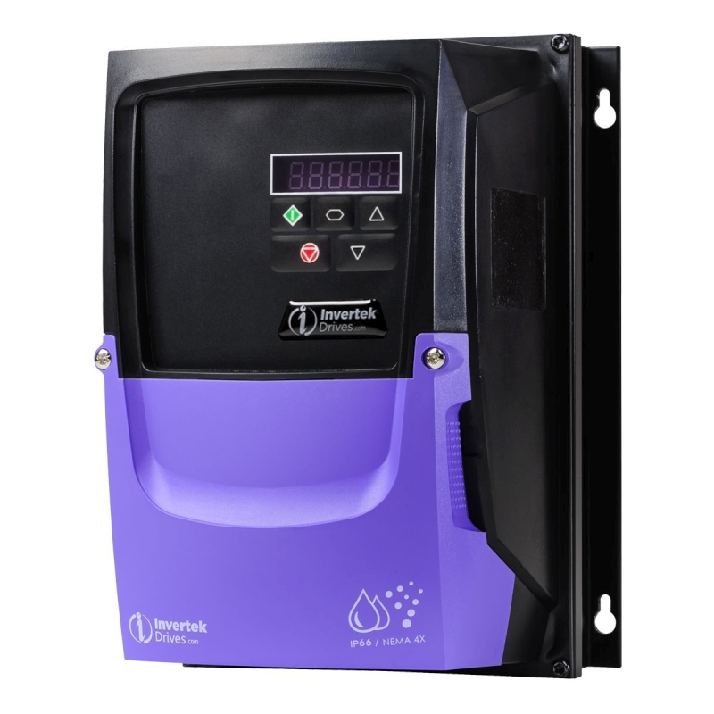 měnič frekvence 0.37kW, INVERTEK typ ODE-3-120023-1F1X, Non-Switched, napájení 1 fáze