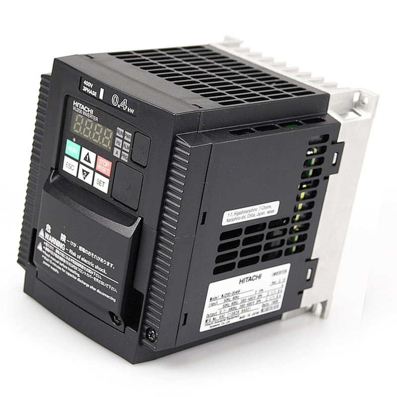 HITACHI WJ200, měnič frekvence 0.4kW, typ WJ200-004HFE