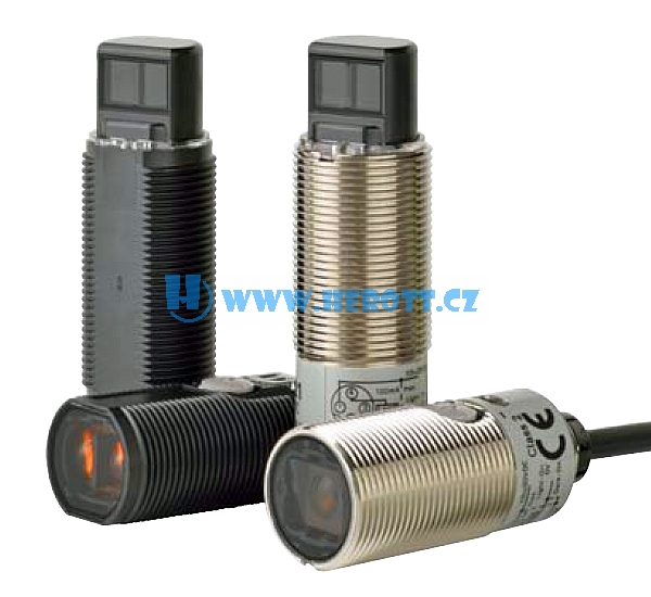 OMRON, snímač fotoelektrický E3FA-TP22 OMS, pouzdro M18 plast