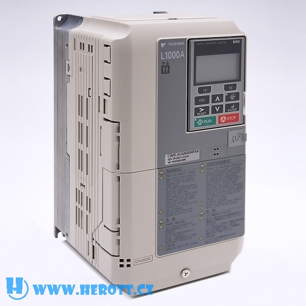 YASKAWA L1000A, měnič frekvence 5.5kW, typ CIMR-LC4A0015BAC