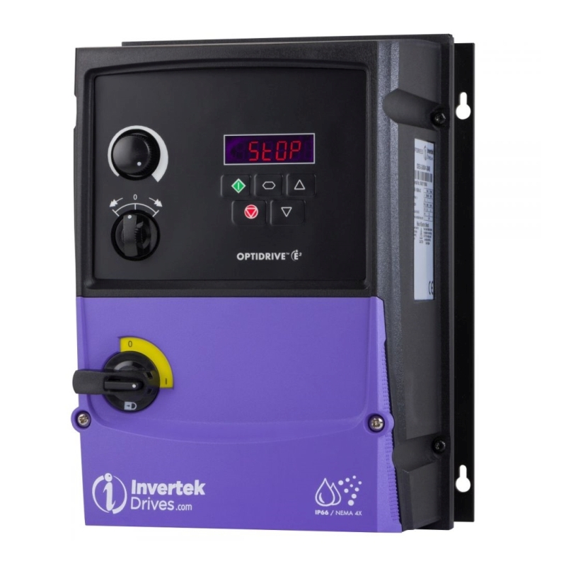 měnič frekvence 2.2kW, INVERTEK typ ODE-3-220105-1F4B, Switched, napájení 1 fáze