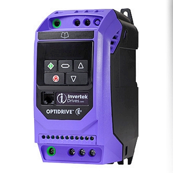 měnič frekvence 0.37kW, INVERTEK typ ODE-3-140012-3F12, IP20, napájení 3 fáze