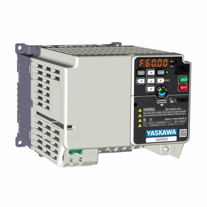 YASKAWA GA500, měnič frekvence 4.0kW, GA50CB018ABAA, IP20, napájení 1 fáze, bez EMC filtru