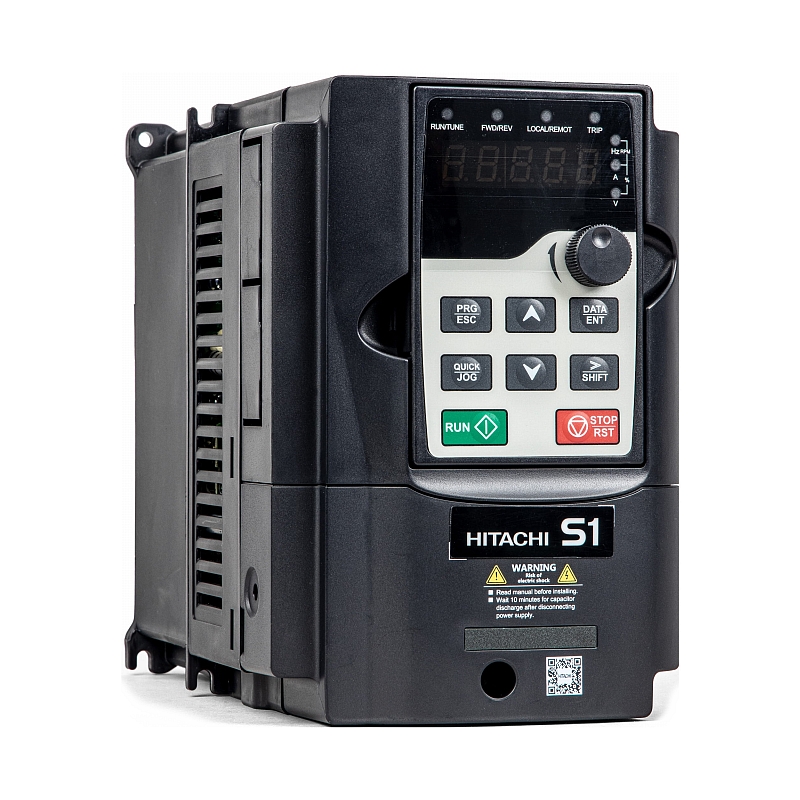 HITACHI S1, měnič frekvence 5.5 kW, typ S1-00170HFEF, napájení 3 fáze