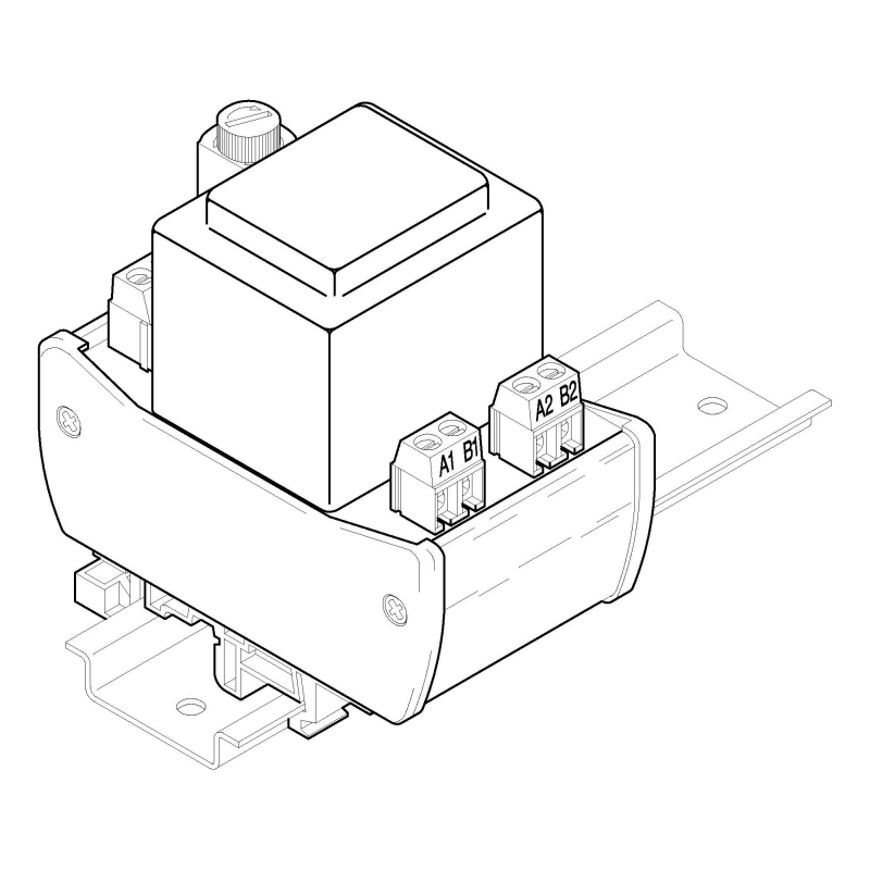 T2-05-24, transformátor 2x24V~ / 0.12A