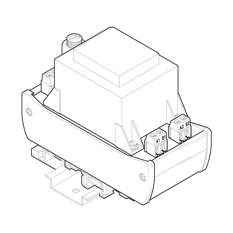 T2-17-24, transformátor 2x24V~ / 0.35A