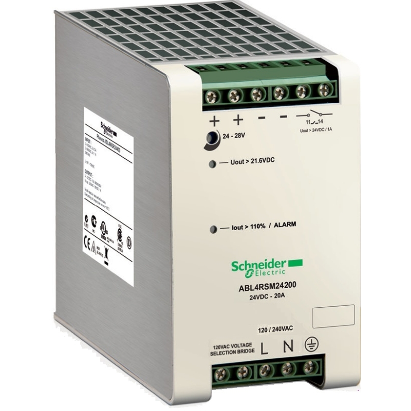 zdroj 24V / 20A, typ ABL4RSM24200, Schneider Electric