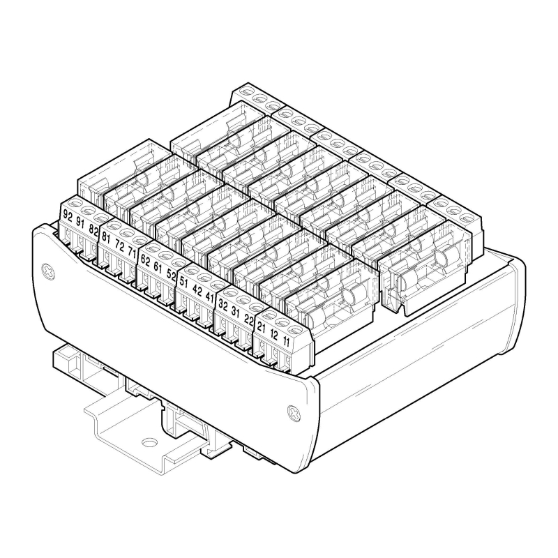 P2-18, pojistkový modul pro trubičkové pojistky 5x20mm