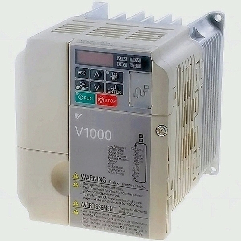 YASKAWA V1000, měnič frekvence 0.75kW, typ CIMR-VC4A0004BAA